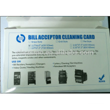 Dallor bill validator/money counter stripe flocked cleaning card